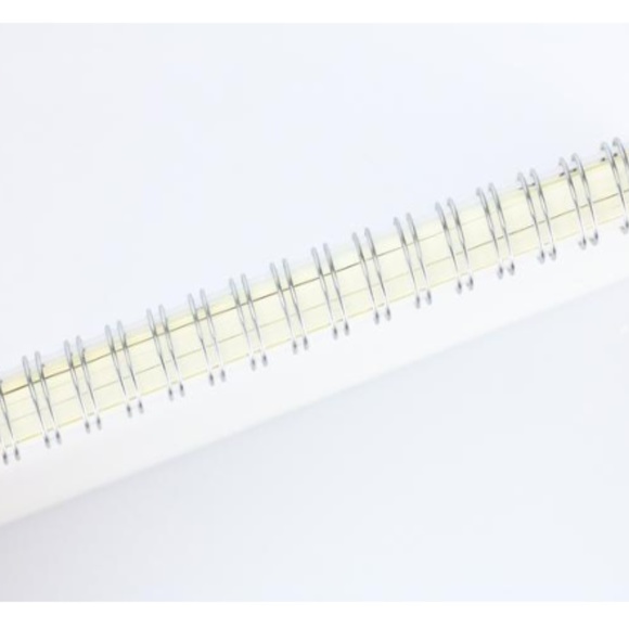 A5 TRANSPARENT HARDCOVER SQUARE GRID 3 NOTEBOOKS - Picture 3 of 4